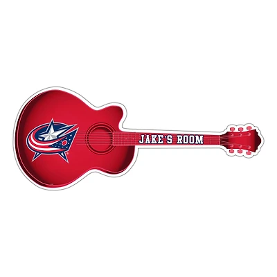 Columbus Blue Jackets 24" Customizable Guitar