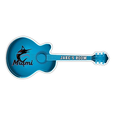 Miami Marlins 24" Customizable Guitar