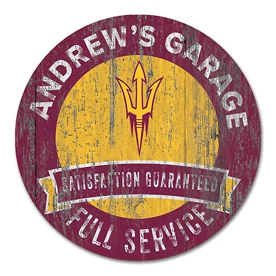 Arizona State Sun Devils 16" Customizable Garage Circle