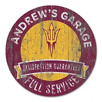 Arizona State Sun Devils 16" Customizable Garage Circle