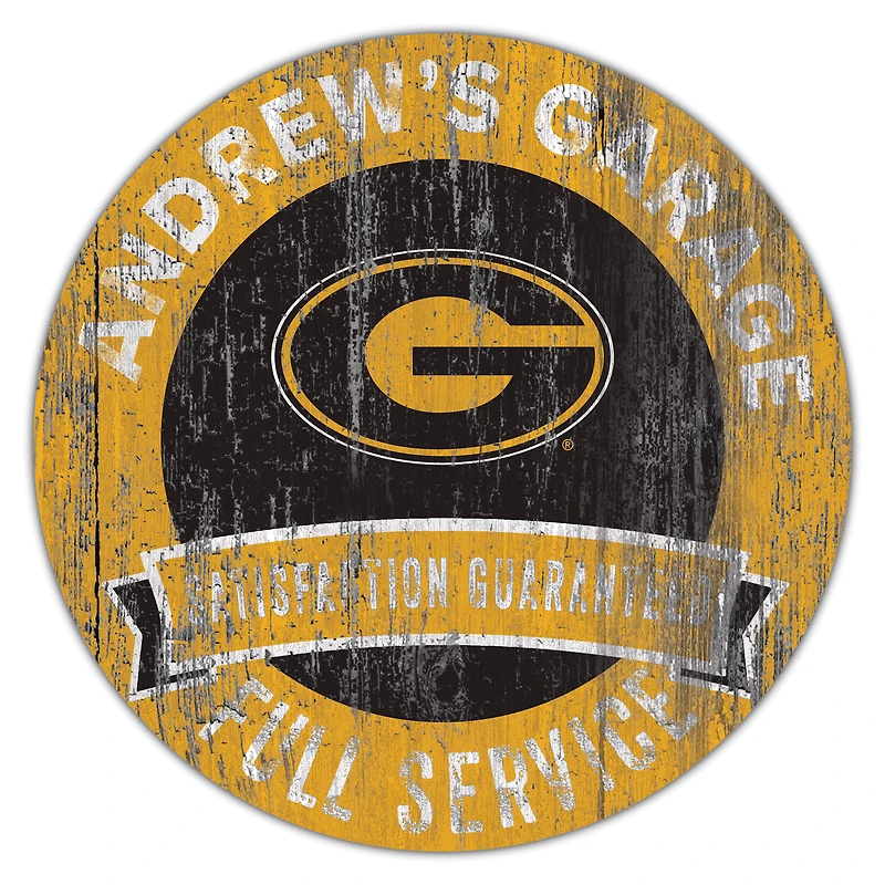 Grambling Tigers 16" Customizable Garage Circle