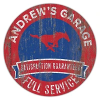 SMU Mustangs 16" Customizable Garage Circle