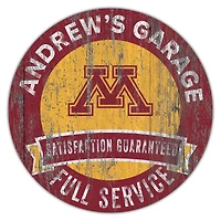 Minnesota Golden Gophers 16" Customizable Garage Circle