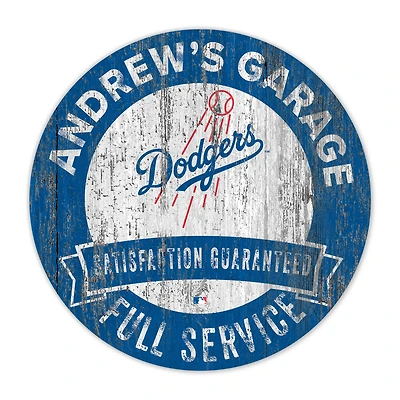 Los Angeles Dodgers 16" Customizable Garage Circle