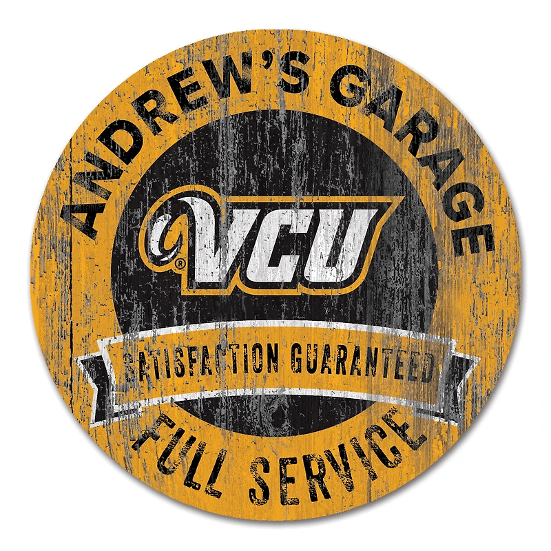 VCU Rams 16" Customizable Garage Circle