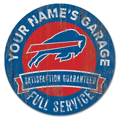 Buffalo Bills 16" Customizable Garage Circle