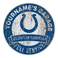 Indianapolis Colts 16" Customizable Garage Circle