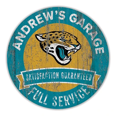 Jacksonville Jaguars 16" Customizable Garage Circle
