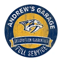 Nashville Predators 16" Customizable Garage Circle