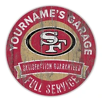San Francisco 49ers 16" Customizable Garage Circle