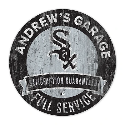 Chicago White Sox 16" Customizable Garage Circle