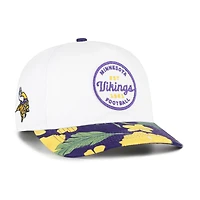 Men's '47 White/Purple Minnesota Vikings Beach Side Hitch Adjustable Hat