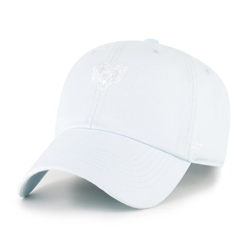Women's '47  Light Blue Chicago Bears Base Runner Ballpark Clean Up Adjustable Hat