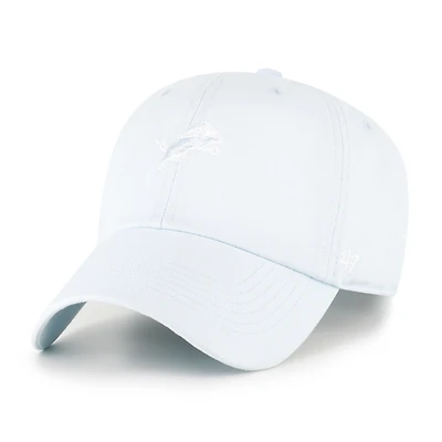 Women's '47  Light Blue Detroit Lions Base Runner Ballpark Clean Up Adjustable Hat