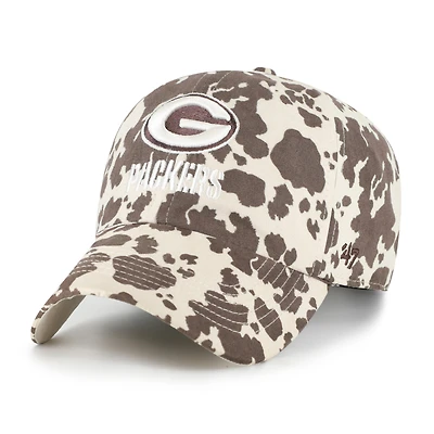 Women's '47  Natural Green Bay Packers Bessie Clean Up Adjustable Hat