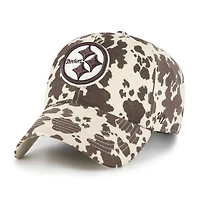 Women's '47  Natural Pittsburgh Steelers Bessie Clean Up Adjustable Hat