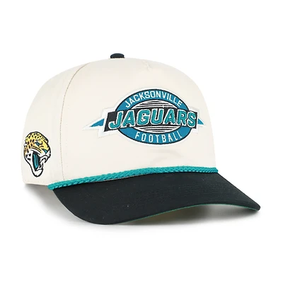Men's '47  Natural Jacksonville Jaguars Frame Out Two Tone Hitch Adjustable Hat