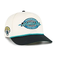 Men's '47  Natural Jacksonville Jaguars Frame Out Two Tone Hitch Adjustable Hat