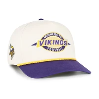 Men's '47  Natural Minnesota Vikings Frame Out Two Tone Hitch Adjustable Hat