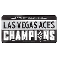 WinCraft Las Vegas Aces 2025 WNBA Finals Champions Laser Cut Acrylic License Plate