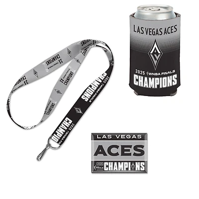 WinCraft Las Vegas Aces 2025 WNBA Finals Champions Three-Piece Fan Pack