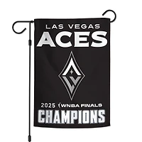 WinCraft Las Vegas Aces 2025 WNBA Finals Champions 12" x 18" Double-Sided Garden Flag
