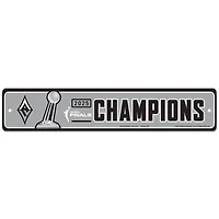 WinCraft Las Vegas Aces 2025 WNBA Finals Champions 3.75" x 19" Street Sign