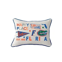 Little Birdie Florida Gators Rectangular Piped Pillow