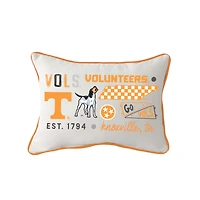Little Birdie Tennessee Volunteers Rectangular Piped Pillow