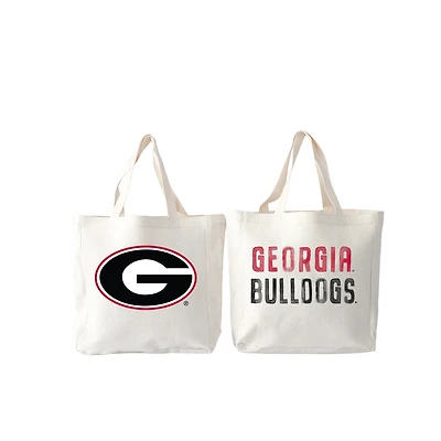 Little Birdie  Georgia Bulldogs 2-Pack Tote Bag Set