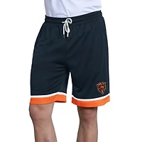 Men's Starter  Navy Chicago Bears Power Play Mesh Shorts