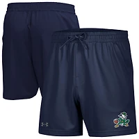 Men's Under Armour Navy Notre Dame Fighting Irish Basketball Leprechaun Motion Shorts