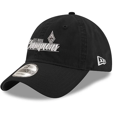Men's New Era Black Las Vegas Aces 2025 WNBA Finals Champions 9TWENTY Adjustable Hat