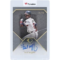 Fred McGriff Atlanta Braves Autographed 2024 Topps Diamond Icons Black #DIA-FM #1/10 Card