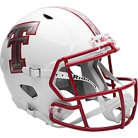 Texas Tech Red Raiders Riddell White GalvanICED Speed Full-Size Replica Football Helmet