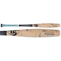 Austin Wells New York Yankees Game-Used Tan/Black Louisville Slugger Broken Bat vs. Boston Red Sox on August 23, 2025