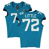 Walker Little Jacksonville Jaguars Game-Used #72 Teal Nike Jersey vs. San Francisco 49ers on September 28, 2025