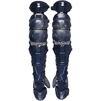 Austin Wells New York Yankees Game-Used Navy EvoShield Shin Guards vs. Detroit Tigers on September 10, 2025