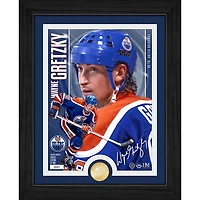 Highland Mint Wayne Gretzky Edmonton Oilers Bronze Coin Photo Mint