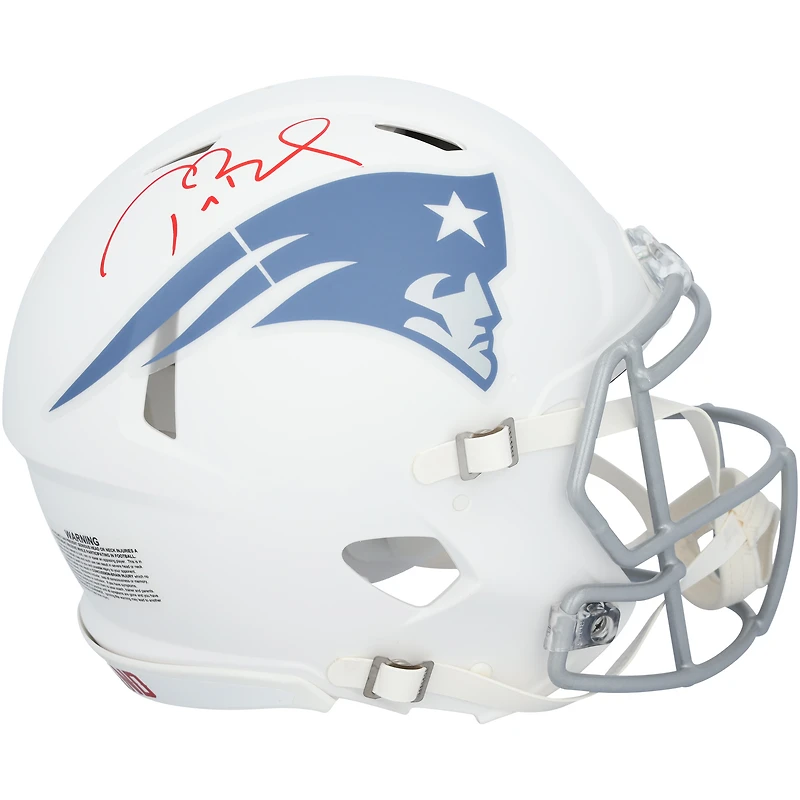 Tom Brady New England Patriots Autographed Riddell Rivalry Speed Authentic Helmet