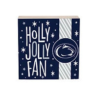 Penn State Nittany Lions 6" Holiday Wood Plock Shelf Sign