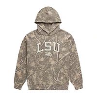 Men's Uscape Apparel  Camo LSU Tigers Back Bay Fleece Hoodie