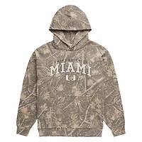 Men's Uscape Apparel  Camo Miami Hurricanes Back Bay Fleece Hoodie