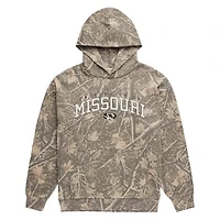 Men's Uscape Apparel  Camo Missouri Tigers Back Bay Fleece Hoodie