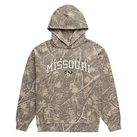 Men's Uscape Apparel  Camo Missouri Tigers Back Bay Fleece Hoodie