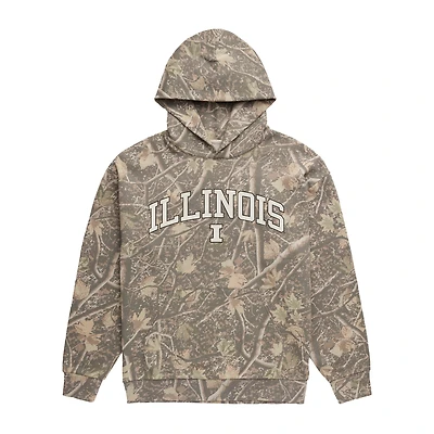 Men's Uscape Apparel  Camo Illinois Fighting Illini Back Bay Fleece Hoodie