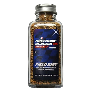 Atlanta Braves Game-Used Dirt Jar from the 2025 Speedway Classic at Bristol Motor Speedway