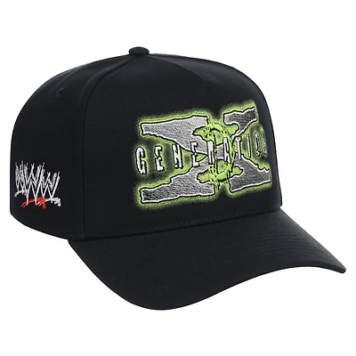 Men's WWE x John Geiger Black D-Generation X Adjustable Hat