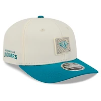 Men's New Era  Cream/Teal Jacksonville Jaguars 2026 NFL Training Camp 9SEVENTY Adjustable Hat