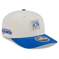 Men's New Era  Cream/Royal Los Angeles Rams 2026 NFL Training Camp 9SEVENTY Adjustable Hat